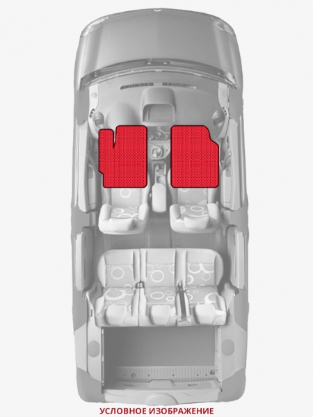 ЭВА коврики «Queen Lux» передние для Cadillac CTS-V Sport Wagon