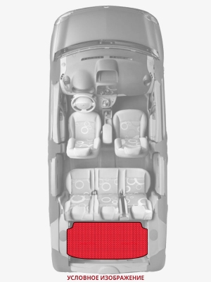 ЭВА коврики «Queen Lux» багажник для Opel Monterey